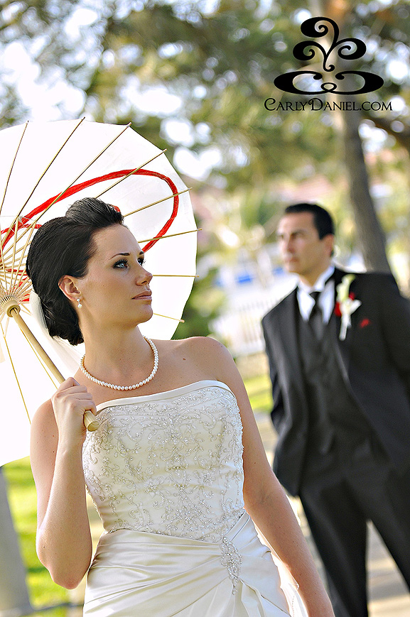custom wedding parasol