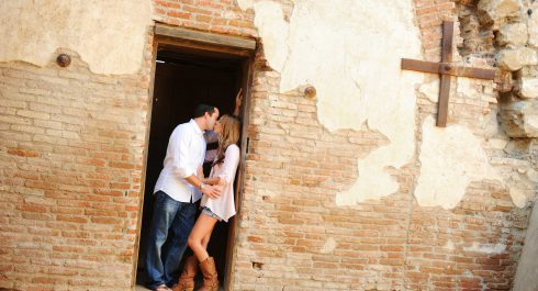 Mission San Juan Capistrano engagement session