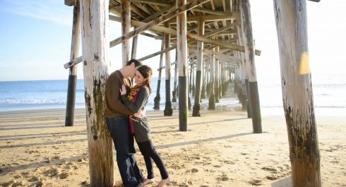 Balboa Fun Zone engagement session