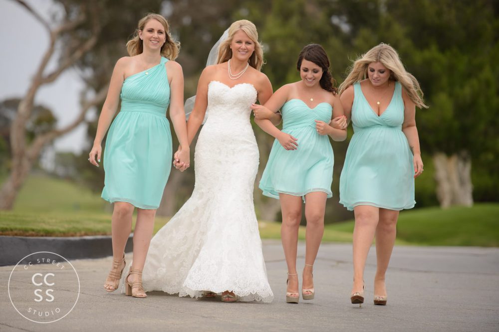 teal bridesmaids dresses