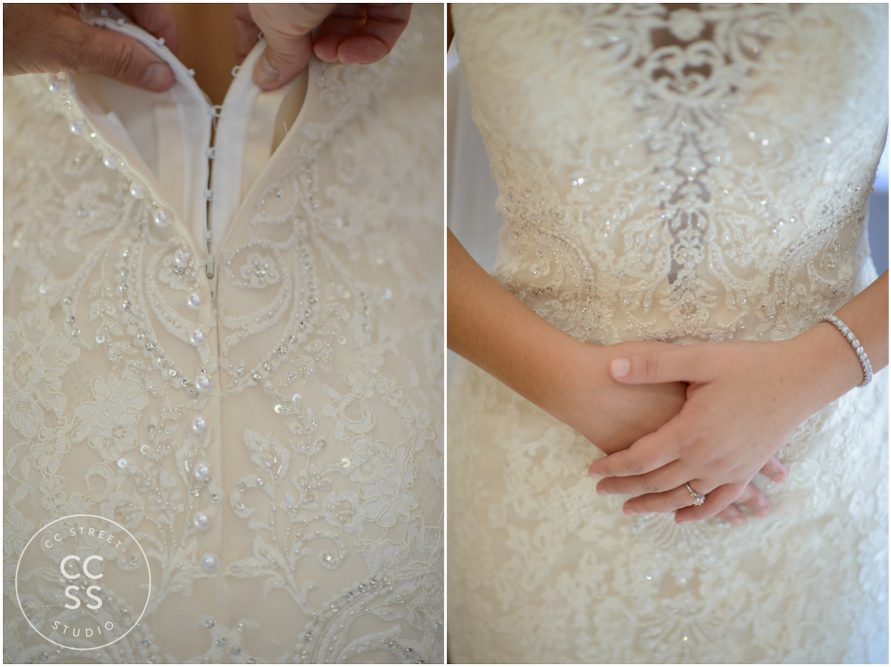 lace wedding gown