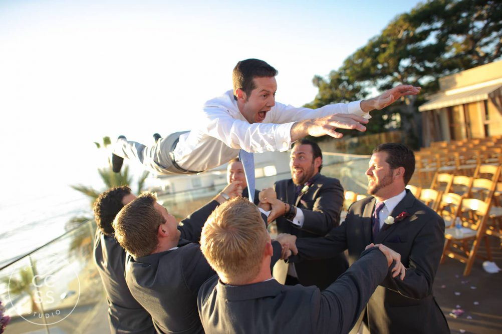 creative groom photos