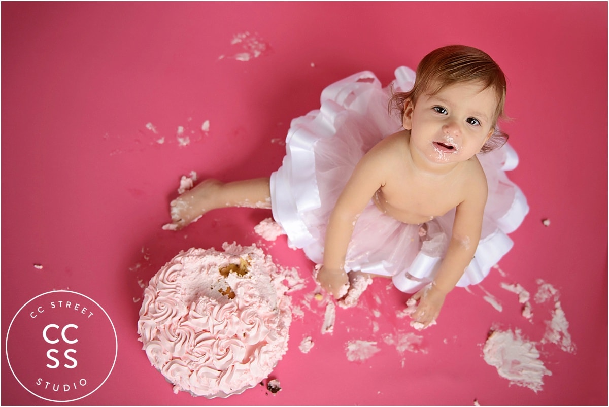 smash the cake photo session