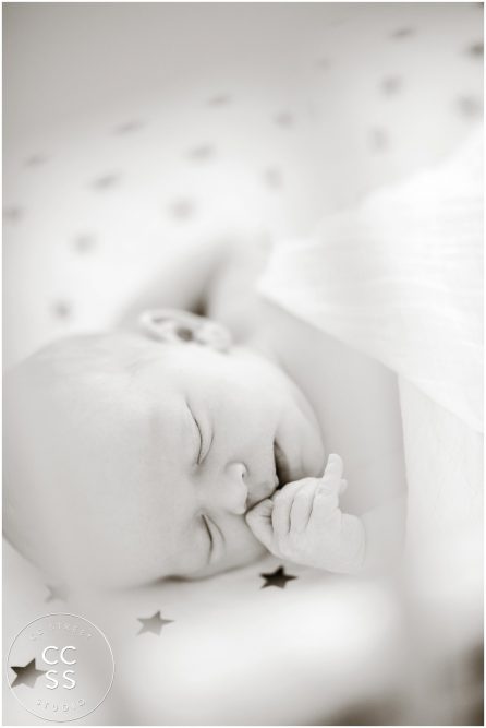 baby sleeping in crib