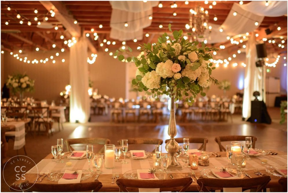 rustic barn wedding reception