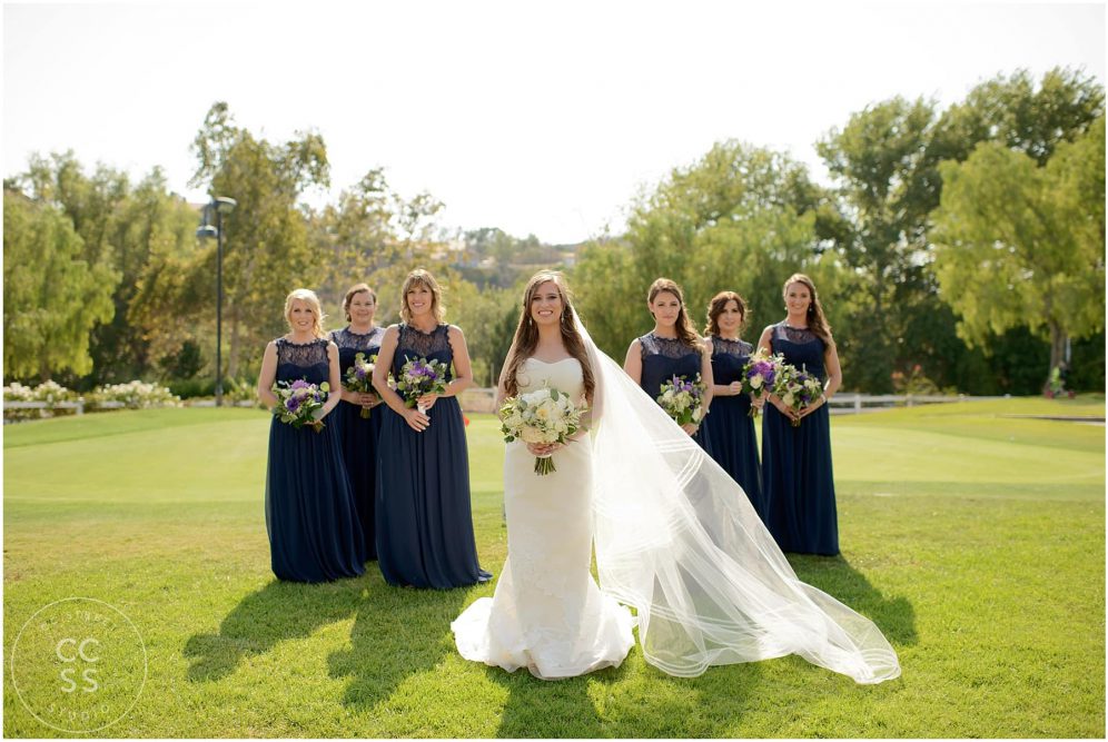 blue bridesmaid dress