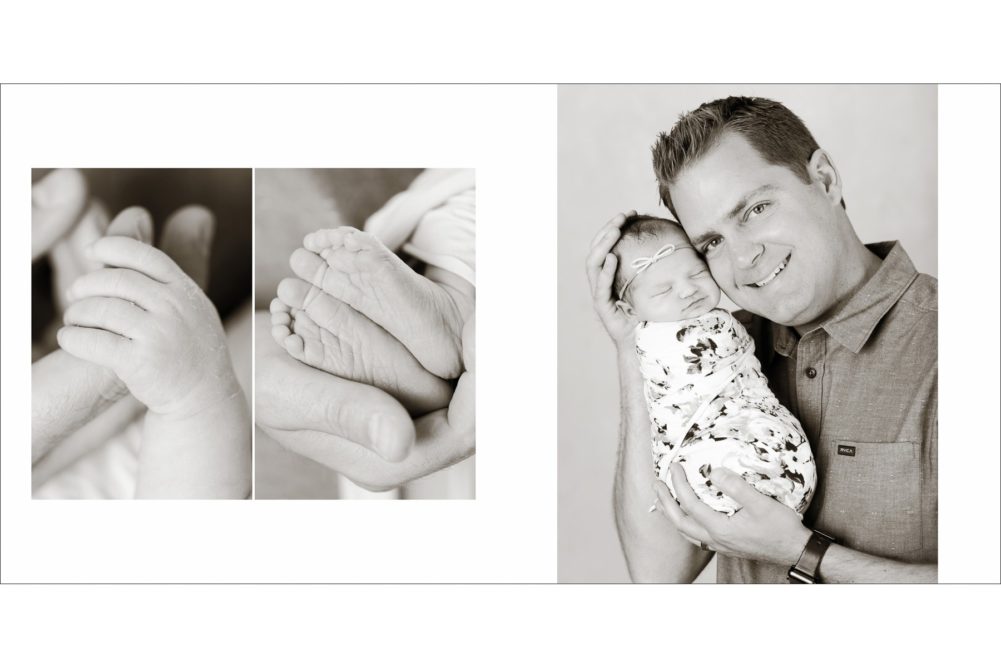 newborn with dad pose ideas